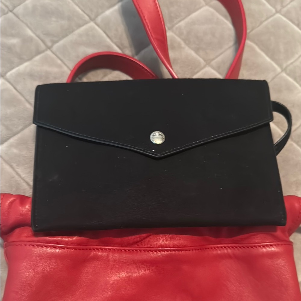 Saint Laurent Red Teddy Crossbody Bag - Picture 10 of 12